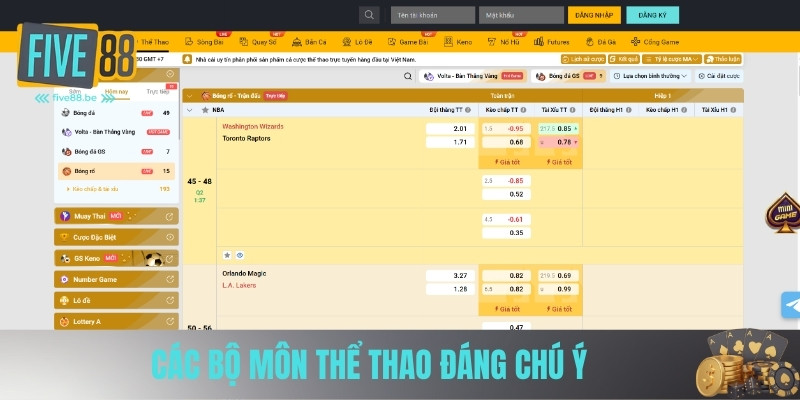 Các bộ môn thể thao đáng chú ý